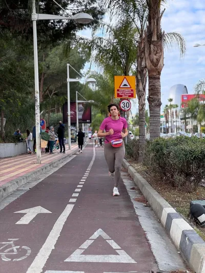 A photograph from the 2025 Limassol Santa Run.