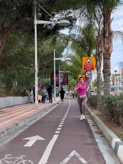 A photograph from the 2025 Limassol Santa Run.
