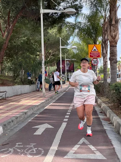 A photograph from the 2025 Limassol Santa Run.