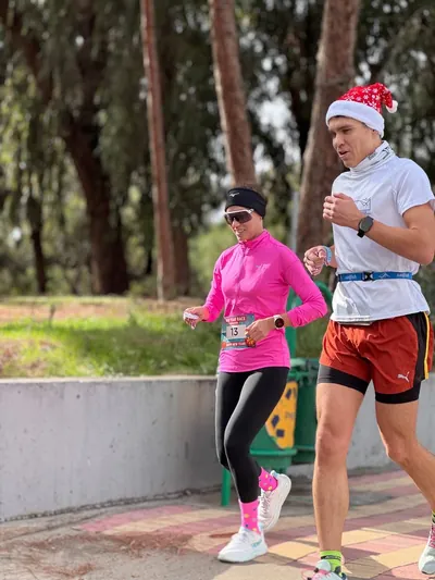 A photograph from the 2025 Limassol Santa Run.