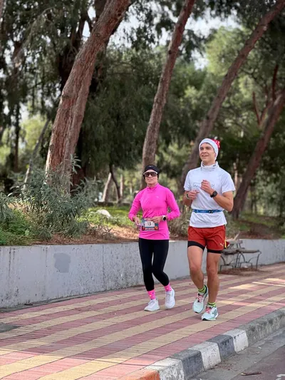 A photograph from the 2025 Limassol Santa Run.