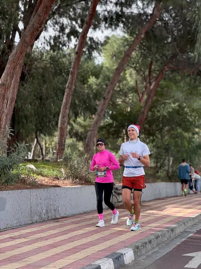 A photograph from the 2025 Limassol Santa Run.