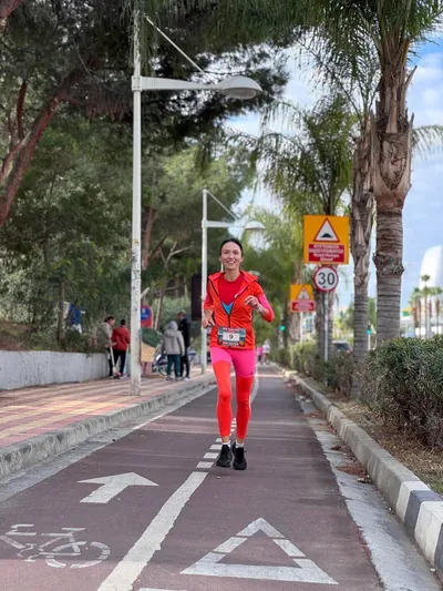 A photograph from the 2025 Limassol Santa Run.