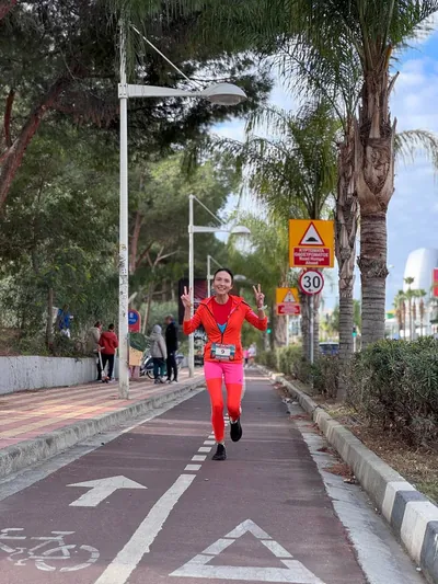A photograph from the 2025 Limassol Santa Run.