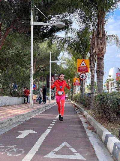 A photograph from the 2025 Limassol Santa Run.