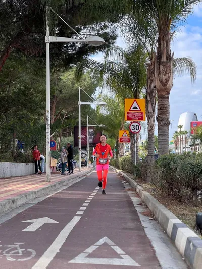 A photograph from the 2025 Limassol Santa Run.