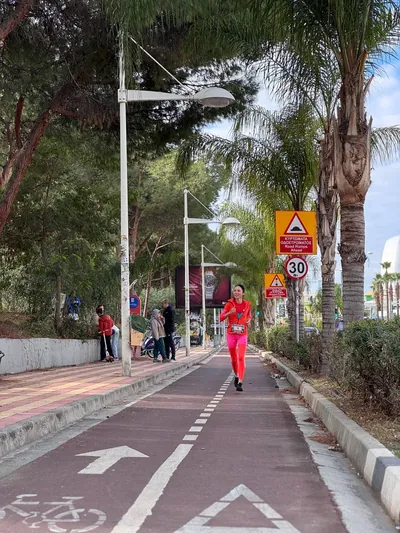 A photograph from the 2025 Limassol Santa Run.