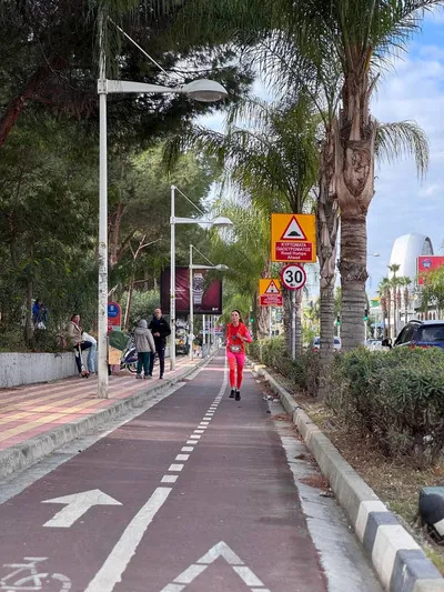A photograph from the 2025 Limassol Santa Run.