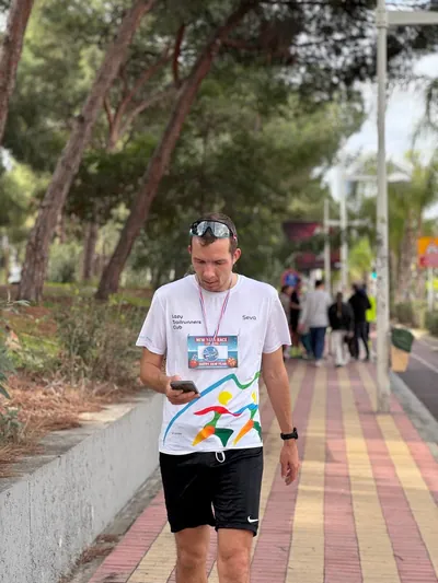A photograph from the 2025 Limassol Santa Run.
