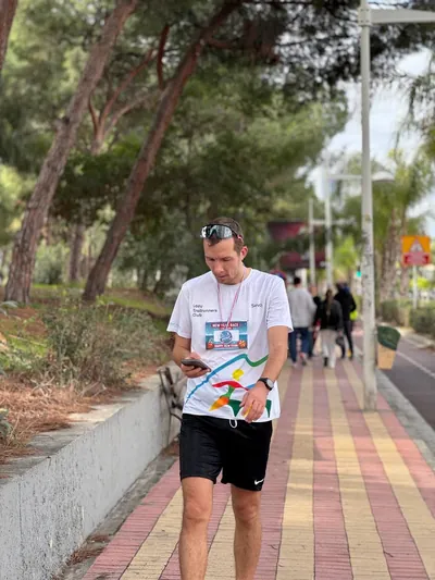 A photograph from the 2025 Limassol Santa Run.