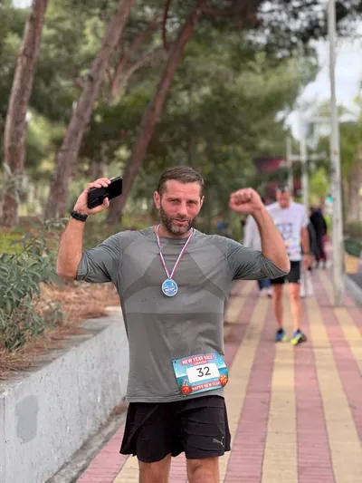 A photograph from the 2025 Limassol Santa Run.