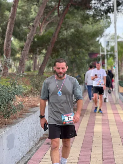 A photograph from the 2025 Limassol Santa Run.