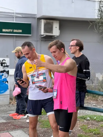 A photograph from the 2025 Limassol Santa Run.