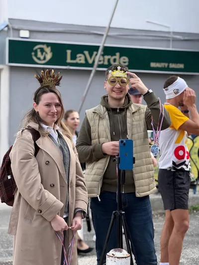 A photograph from the 2025 Limassol Santa Run.