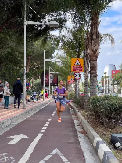 A photograph from the 2025 Limassol Santa Run.