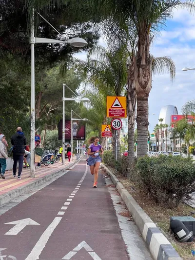 A photograph from the 2025 Limassol Santa Run.