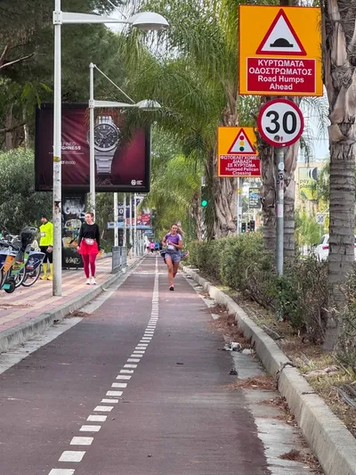 A photograph from the 2025 Limassol Santa Run.