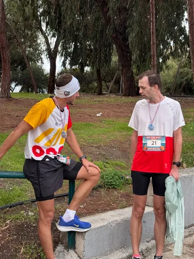 A photograph from the 2025 Limassol Santa Run.