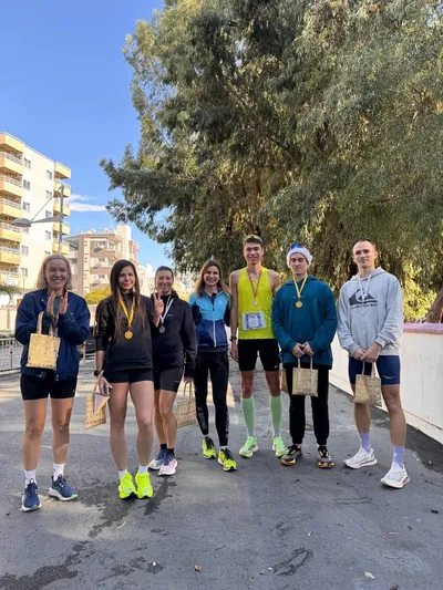 A photograph from the 2024 Limassol Santa Run.
