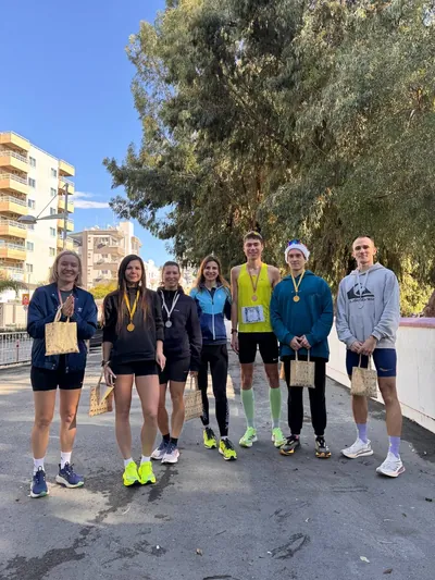 A photograph from the 2024 Limassol Santa Run.