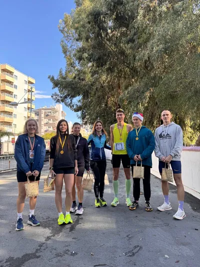 A photograph from the 2024 Limassol Santa Run.