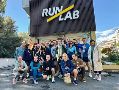A photograph from the 2024 Limassol Santa Run.