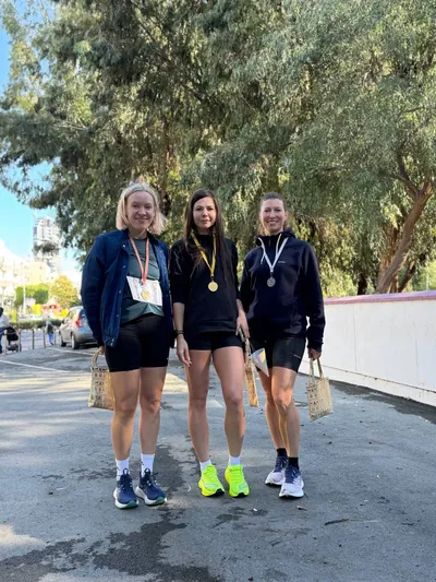 A photograph from the 2024 Limassol Santa Run.