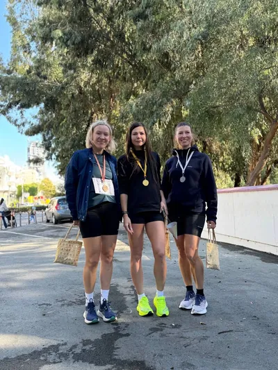 A photograph from the 2024 Limassol Santa Run.