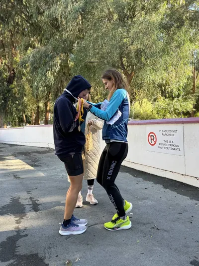 A photograph from the 2024 Limassol Santa Run.