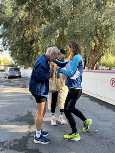 A photograph from the 2024 Limassol Santa Run.