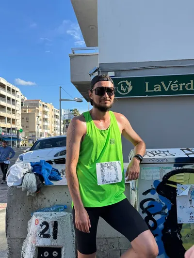 A photograph from the 2024 Limassol Santa Run.