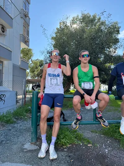 A photograph from the 2024 Limassol Santa Run.